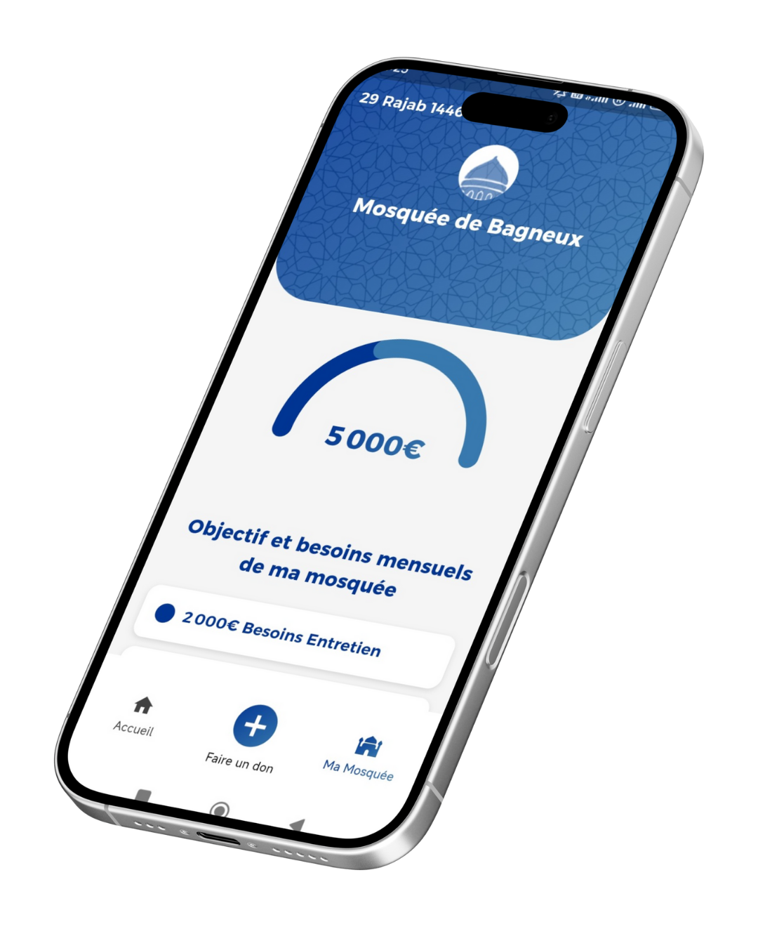 Borne de Dons - Interface Mobile